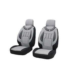 Dacia Tek Kabin Pikap 1+1 Koltuk Kılıfı Gri - Siyah Uyumlu (Karışık)