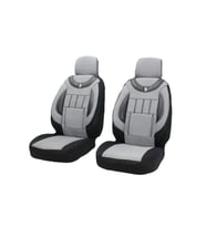 Dacia Tek Kabin Pikap 1+1 Koltuk Kılıfı Gri - Siyah Uyumlu (Karışık)