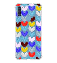 PrintiFy Samsung Galaxy A11 Uyumlu Water Color 1 Baskılı Şeffaf Köşe Korumalı Antişok Kılıf