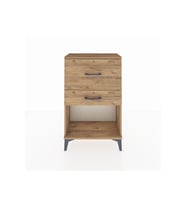 Arges Komodin 2 Çekmeceli 60x30x96 Çam-Çam