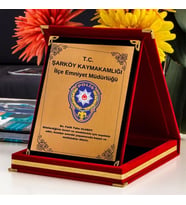 Kurumsal Hediye  Logolu Teşekkür Plaketi 31732