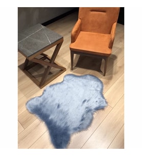 Doğuş Peluş Halı APost Tek Kafa Gri Post Halı 100x150 cm
