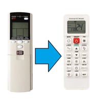 Fujitsu General Ar-dl3 Ar-dl6 Klima Kumandası-Resimde Sağdakİ Gönderilir