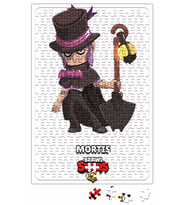 Brawl Stars Mortıs Puzzle 240 Parça Yapboz