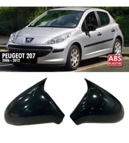 Peugeot 207 Batman Yarasa Ayna Kapağı Piano Black 2006-2012