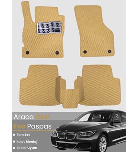 BMW 5 SERİSİ F10 SEDAN (2010-2017) Uyumlu EVA Paspas Tam Set–Araca Özel,Su Geçirmez