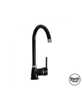 Sipahi Marble Siyah Uzun Boru Eviye Bataryası
