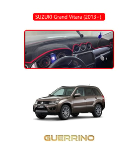 SUZUKI Grand Vitara (2013+) TORPİDO KORUMA HALISI KIRMIZI KENAR