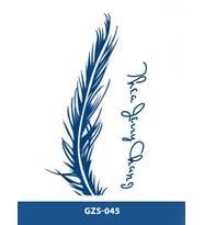 GZS-045 YARI KALICI TÜY DESEN DÖVME-TATTO