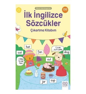 İlk İngilizce Sözcükler Çıkartma Kitabım
