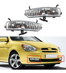 Hyundai Accent Era Sol Ön Sis Lambası 2006--2011
