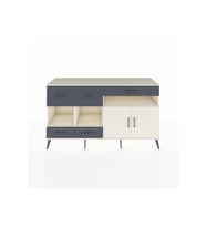 Kronos Konsol 4 Raflı 5 Çekmeceli 2 Kapaklı 176x59x99 Aytaşı-Aytaşı/Antrasit