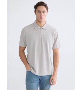 LC WAIKIKI Bej Polo Yaka Erkek Tişört