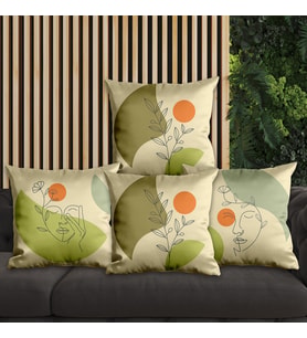 eJOYA Modern Tasarımlı 4'lü Yastık İçi Ve Kırlent Kılıfı 45cm 113665