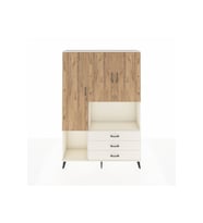 Arges Dolap 6 Raflı 3 Çekmeceli 3 Kapaklı 132x30x195 Aytaşı-Çam/Aytaşı
