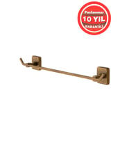 Paslanmaz Pirinç Kumru 50 Cm Havluluk Antik Bronz