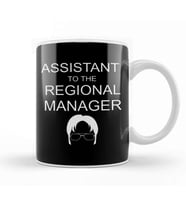 Assistant To The Regional Manager Tee Funny Office Tee Kupa Bardak Porselen