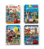 İstanbul Temalı Kabartmalı Defter Alk5823