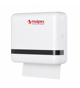 Mulpex Z Katlamalı Kağıt Havlu Dispenseri Beyaz 27×21 cm Vidalı ve Yapışkan Montaj