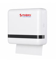 Mulpex Z Katlamalı Kağıt Havlu Dispenseri Beyaz 27×21 cm Vidalı ve Yapışkan Montaj