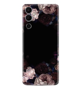 Pova Neo 2 Plus Kılıf Resimli Desenli Silikon Platinium Series Dark Flowers 1906