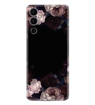 Pova Neo 2 Plus Kılıf Resimli Desenli Silikon Platinium Series Dark Flowers 1906