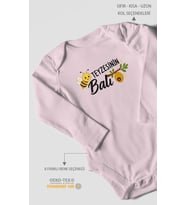 Teyzesinin Balı Uzun Kollu Bebek Body %100 Pamuk