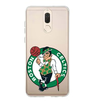 Huawei Mate 10 Lite Uyumlu Kapak Boston Celtics Tasarımlı Şeffaf Silikon Kılıf