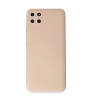 Realme C11 Kılıf Nano İçi Kadife Silikon - Pudra