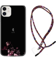 Apple iPhone 11 12 13 Mini Kılıf Boyun Asklı Rasta Silikon Love 1629