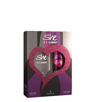 SHE Clubber Kadın Parfüm Seti 50 ml EDT + 150 ml Deodorant