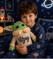 Star Wars Baby Yoda Kişiye Özel İsimli Peluş Oyuncak – Yenidoğan, Doğum Günü ve Özel Gün Hediyesi