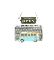 Dekoratif Metal Kapı Yazısı Minibüs Dekorlu Vintage Hediyelik