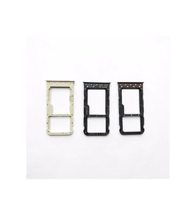 Huawei Uyumlu Y5 2018 Uyumlu Sim Yuvası Sim Kart Tepsisi Mavi Renk