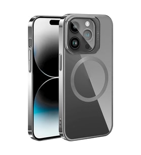 Apple iPhone 15 Pro Max Kılıf M-safe Şarj Özellikli Standlı Zore Klon Kapak