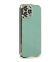 Apple iPhone 15 Pro Kılıf Volet Silikon - Açık Yeşil