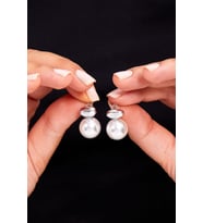 Elika Silver Kadın İnci Model Küpe (Gümüş)
