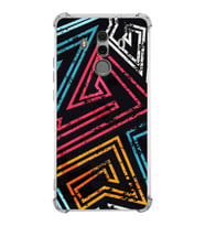 PrintiFy Huawei Mate 10 Pro Uyumlu Köşe Korumalı Eskitme Tasarımlı Şeffaf Silikon Kılıf