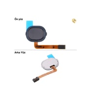 Samsung Galaxy A30 Parmak İzi Filmi ile Uyumlu Siyah Parmak izi film kablosu parmak izi sensörü filmi home tuşu film kablosu touch id film kablosu parmak izi soketi
