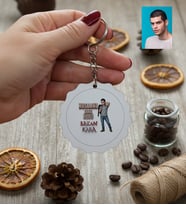 Kişiye Özel Karikatürlü Babaya Hediye Husband Dad Hero Anahtarlık Babalar Günü Hediyesi