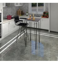 Knsz masa sandalye takımı hem105zengin grisyh 060*060 1 sandalye syhsyh kolçaklı sırt minderli