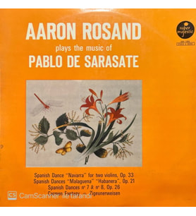 Aaron Rosand Pablo De Sarasate LP Plak (Karışık)