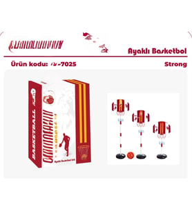 7025 SARI KIRMIZI BASKETBOL POTASI