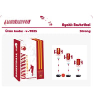 7025 SARI KIRMIZI BASKETBOL POTASI