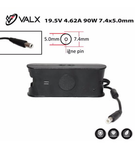 ADP VALX LA-19575 19.5V 4.62A 90W 7.4 X 5.0 DELL NOTEBOOK ADP