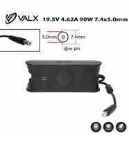 ADP VALX LA-19575 19.5V 4.62A 90W 7.4 X 5.0 DELL NOTEBOOK ADP