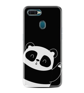 Oppo A5S A15 A16 A54 A55 A73 A74 Kılıf Desemli Silikon Bay Bay Panda 1784