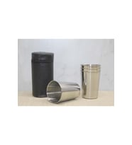 Kişiye Özel Deri Kılıflı 4'Lü Shot Bardak - 8,5x6cm