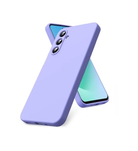 Samsung Galaxy S25 FE Kılıf Biye Yumuşak Silikon Case (Lila)