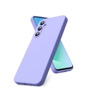 Samsung Galaxy S25 FE Kılıf Biye Yumuşak Silikon Case (Lila)
